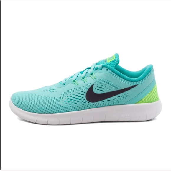 Nike free run womens running shoes Tiffany blue - Picture 2 of 4